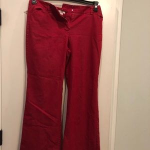Red slacks